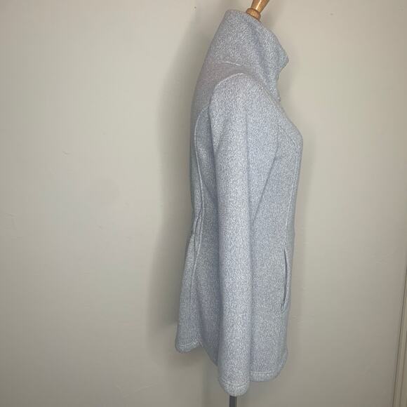 the North Face  Caroluna Fleece Jacket  Sz Small Gray Soft - Picture 4 of 12